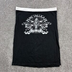 Metallica Skirt Women's‎ XL Black 2008 2009 World Magnetic Tour Band Metal Music